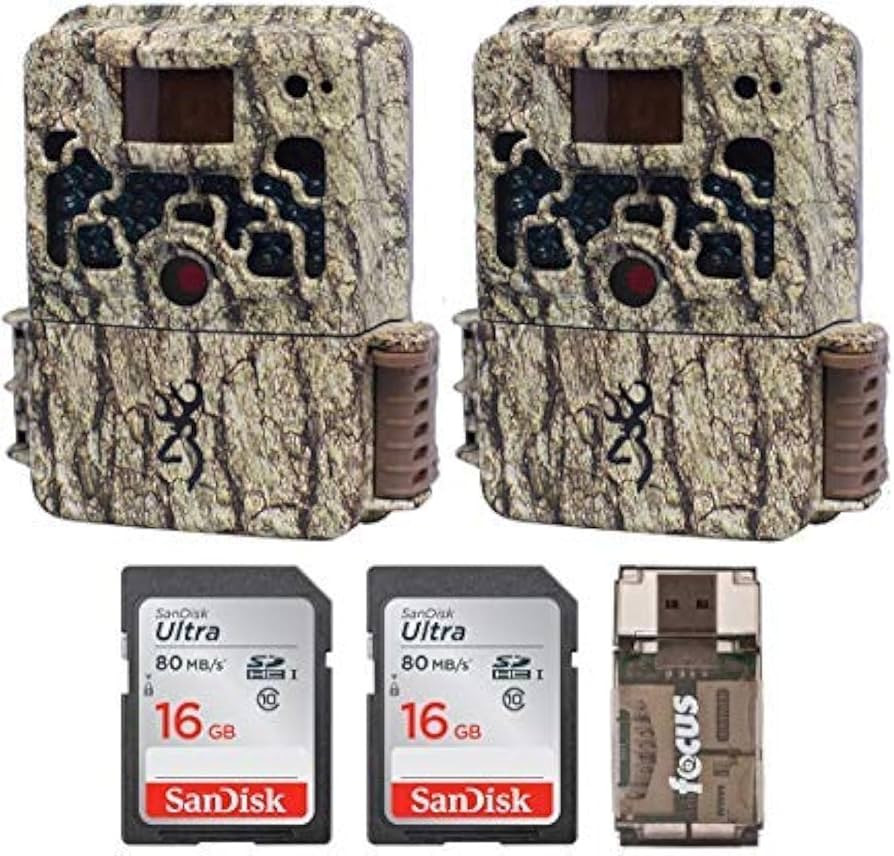 Browning Trail Cameras Strike Force Extreme Game Camera (2-Pack) Bundle with Memory Card (2-Pack)... | Amazon (US)