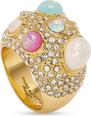 Kurt Geiger London Domed Pav\u00e9 Cocktail Ring | Nordstromrack | Nordstrom Rack