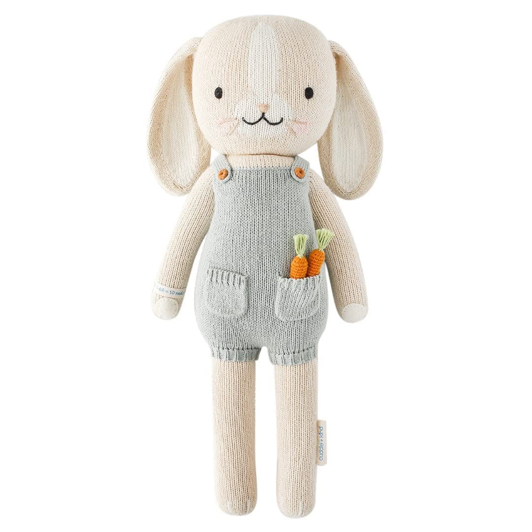 cuddle + kind Henry The Bunny Little 13" Hand-Knit Doll – 1 Doll = 10 Meals, Fair Trade, Heirlo... | Amazon (US)