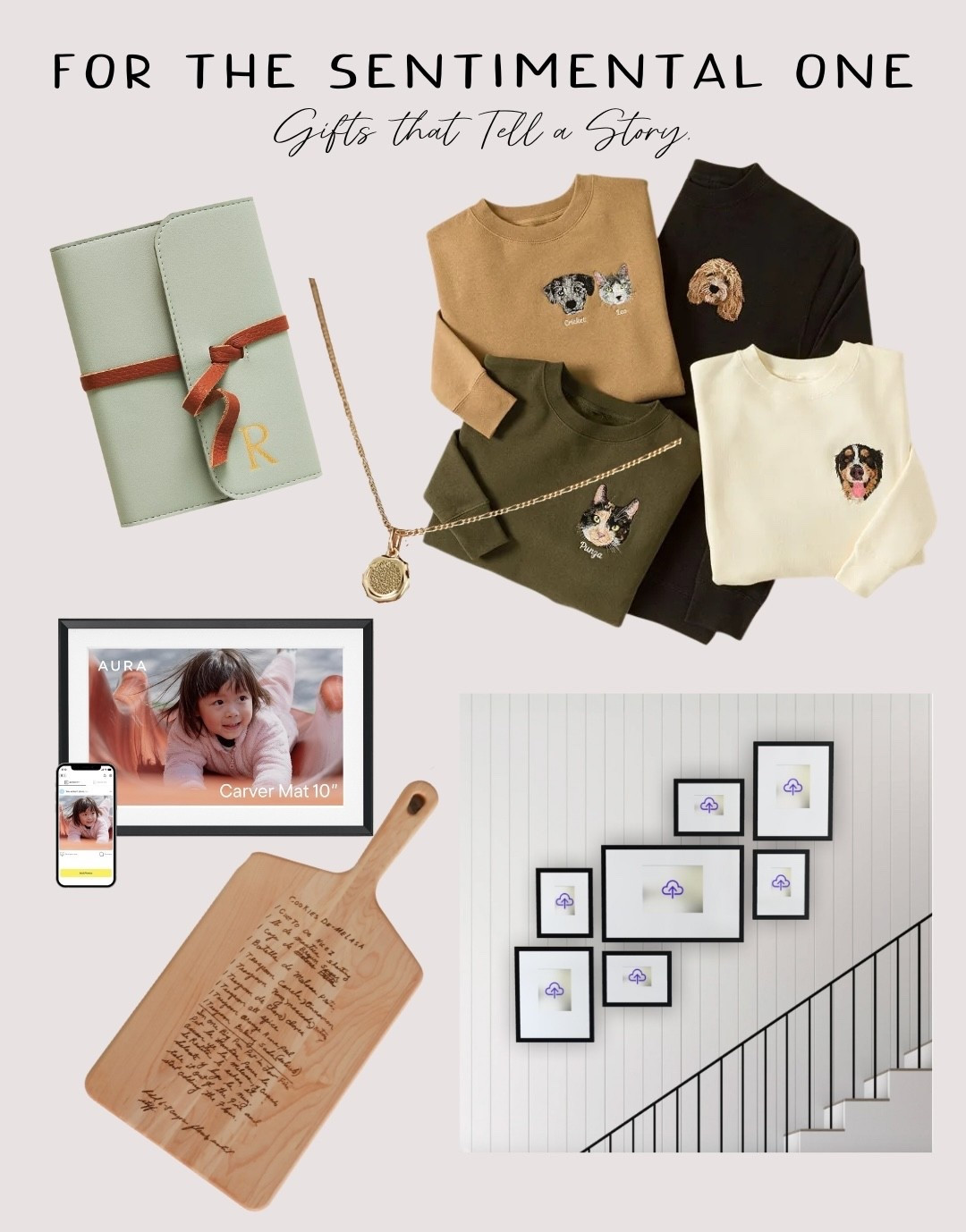 Gifts for the sentimental one in your life. The person who loves a good project, cherishes memories, and gets emotional over good paper goods. And especially the person who has a pet  

#LTKGiftGuide #LTKPets