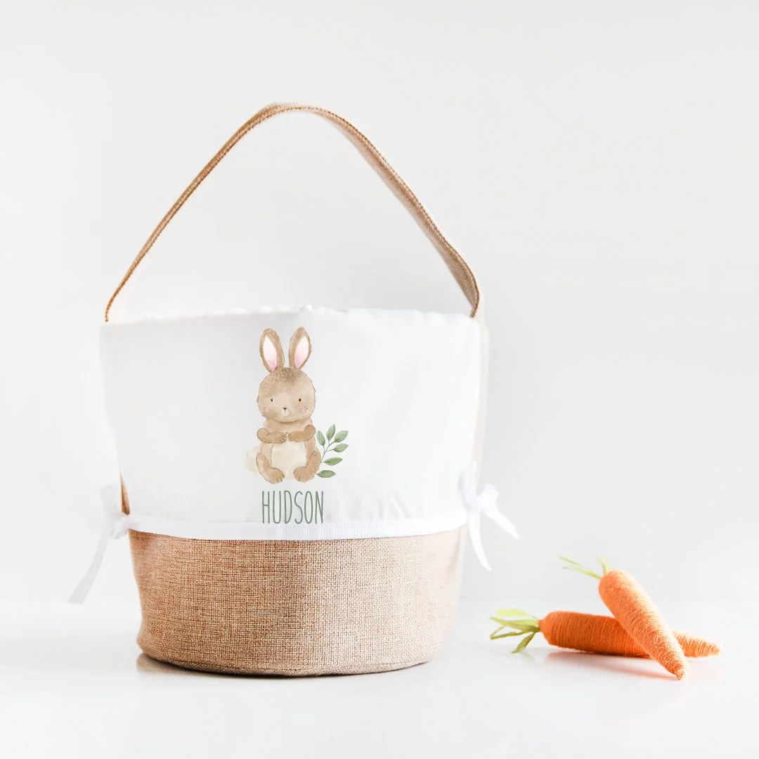Easter Basket, Egg Hunt, Personalized Easter Basket, Easter Bag, For Child, For Baby, First Easte... | Etsy (US)