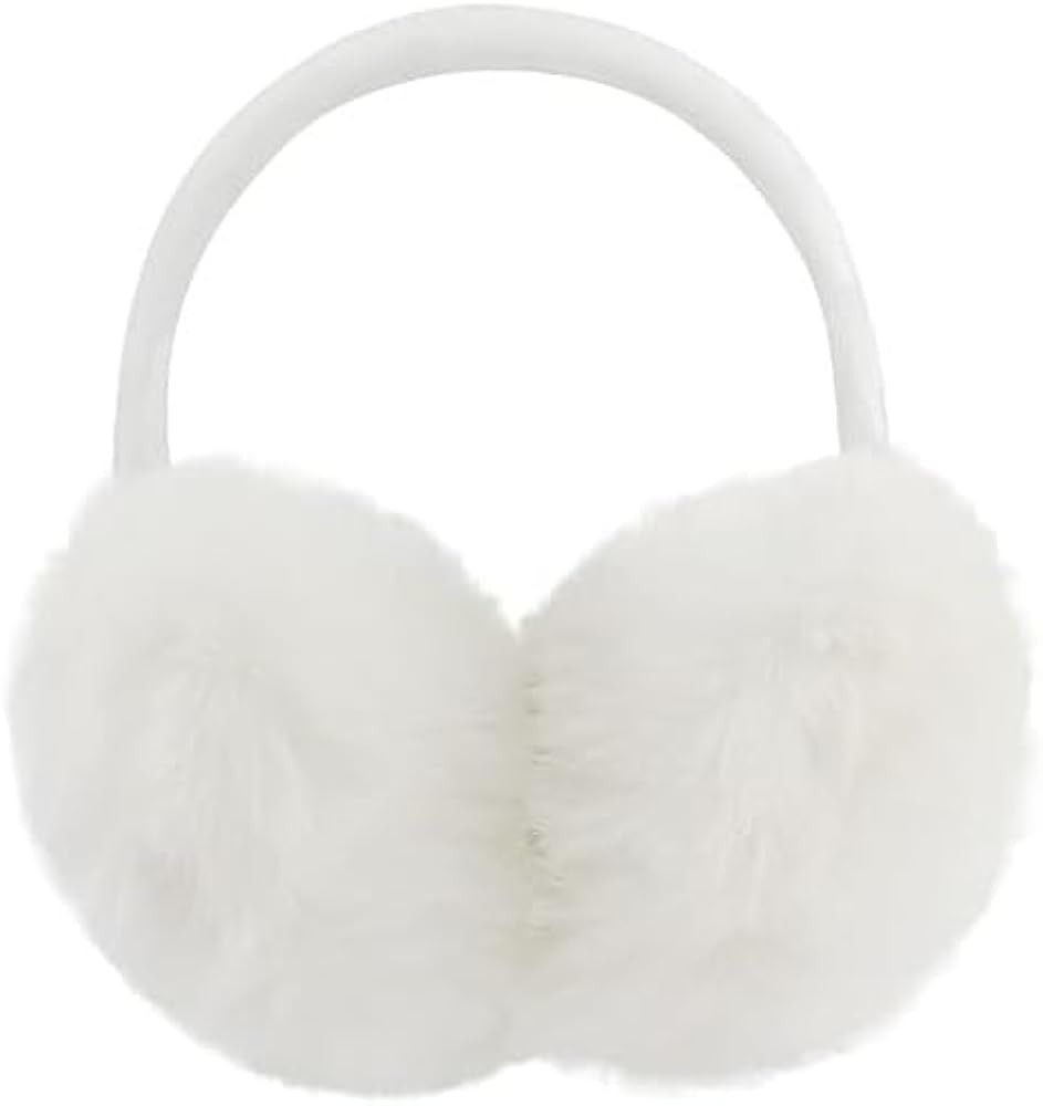 Ear Muffs Women Fluffy Winter Ear Muffs Soft Winter Headbands Unisex Ear Protector Outdoor Ear Wa... | Amazon (UK)