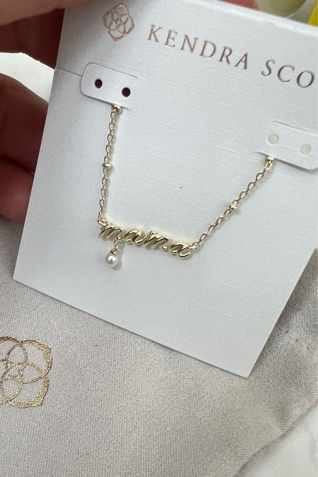 Mama Gold Necklace from Kendra Scott

#LTKfindsunder100 #LTKstyletip #LTKGiftGuide