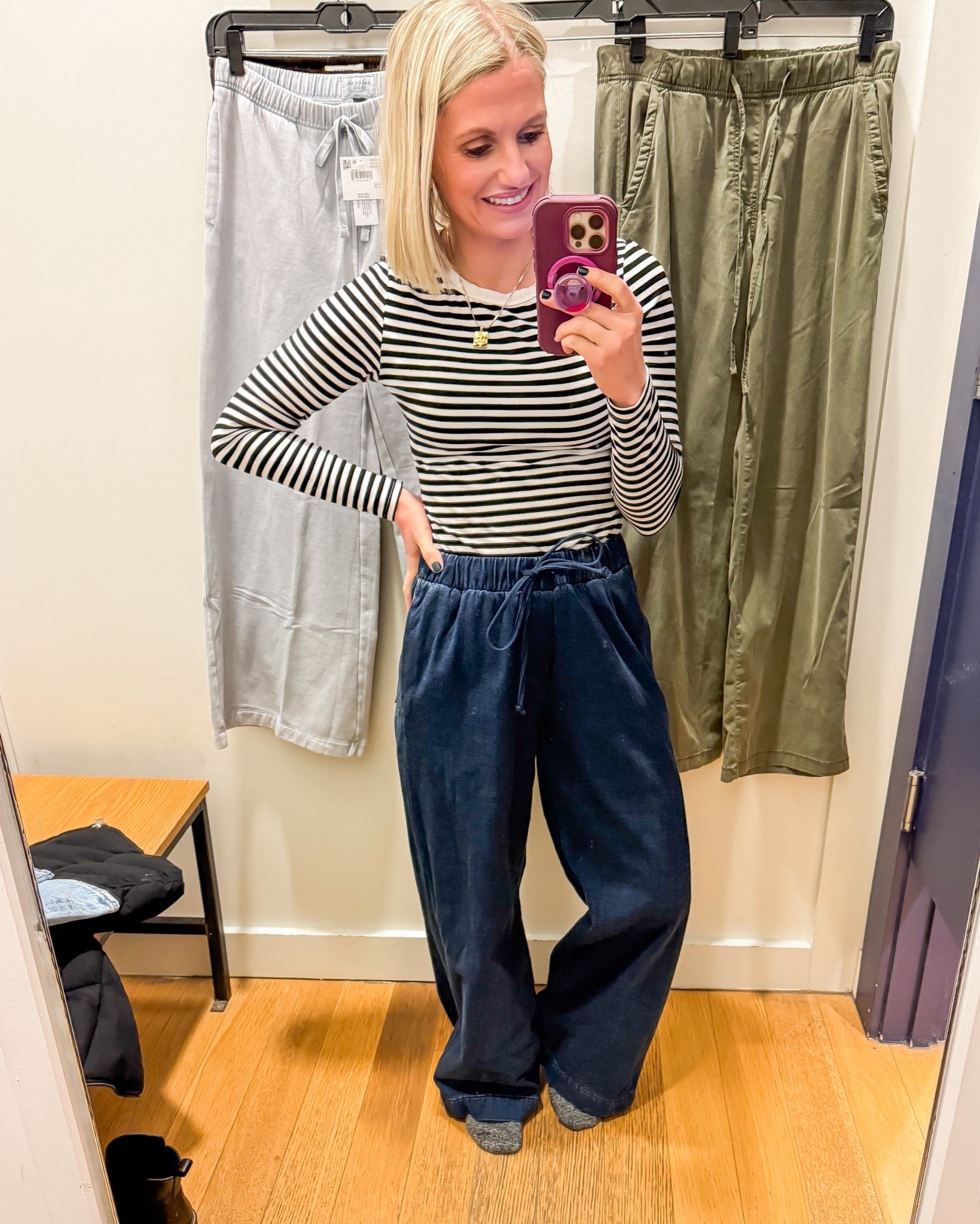 These comfy pull on pants are the perfect combo of denim and sweatpants. I’m wearing an xsmall! 


#LTKOver40 #LTKPetite #LTKSeasonal