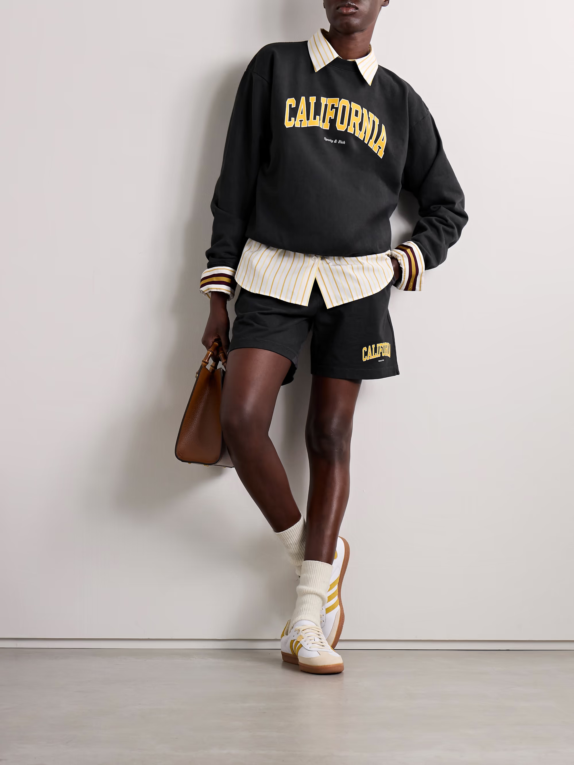 California Sweatshirt aus Baumwoll-Jersey mit Print | NET-A-PORTER (UK & EU)