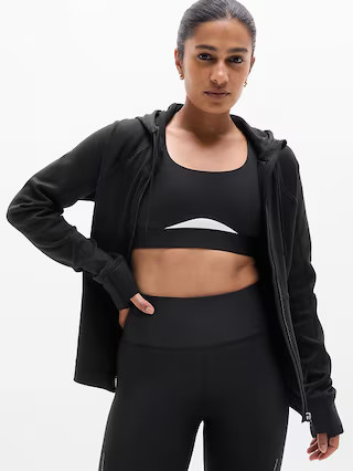 Unstoppable Fleece Lined Full Zip Jacket | Athleta
