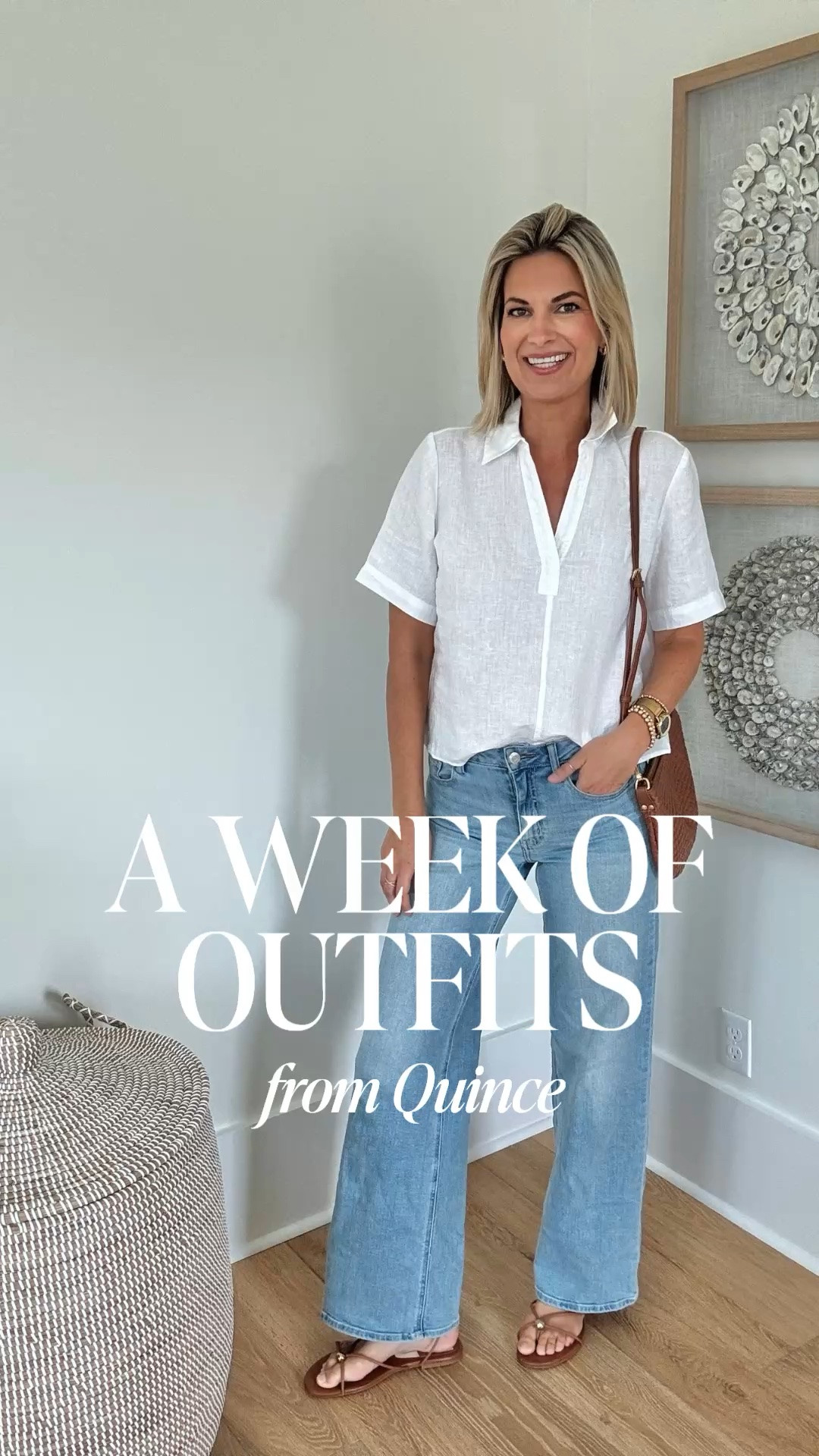 You don’t need a new wardrobe, you need better basics! @Quince  has been my go to the last couple years! Lots of organic cotton and linen options for those of us trying to lean into natural fibers. The skirts stole major real estate in my closet this summer!  Items fit true to size. I am in smalls. 

#quincepartner