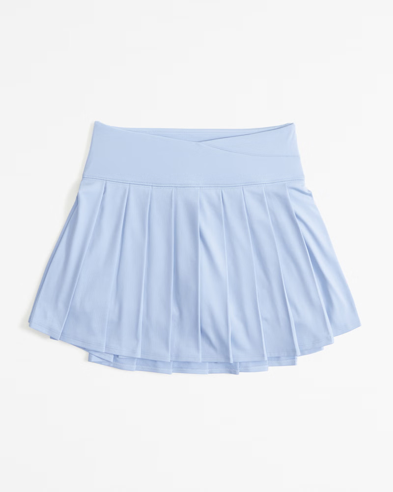 girls ypb cross-waist pleated skort | girls new arrivals | Abercrombie.com | Abercrombie & Fitch (US)