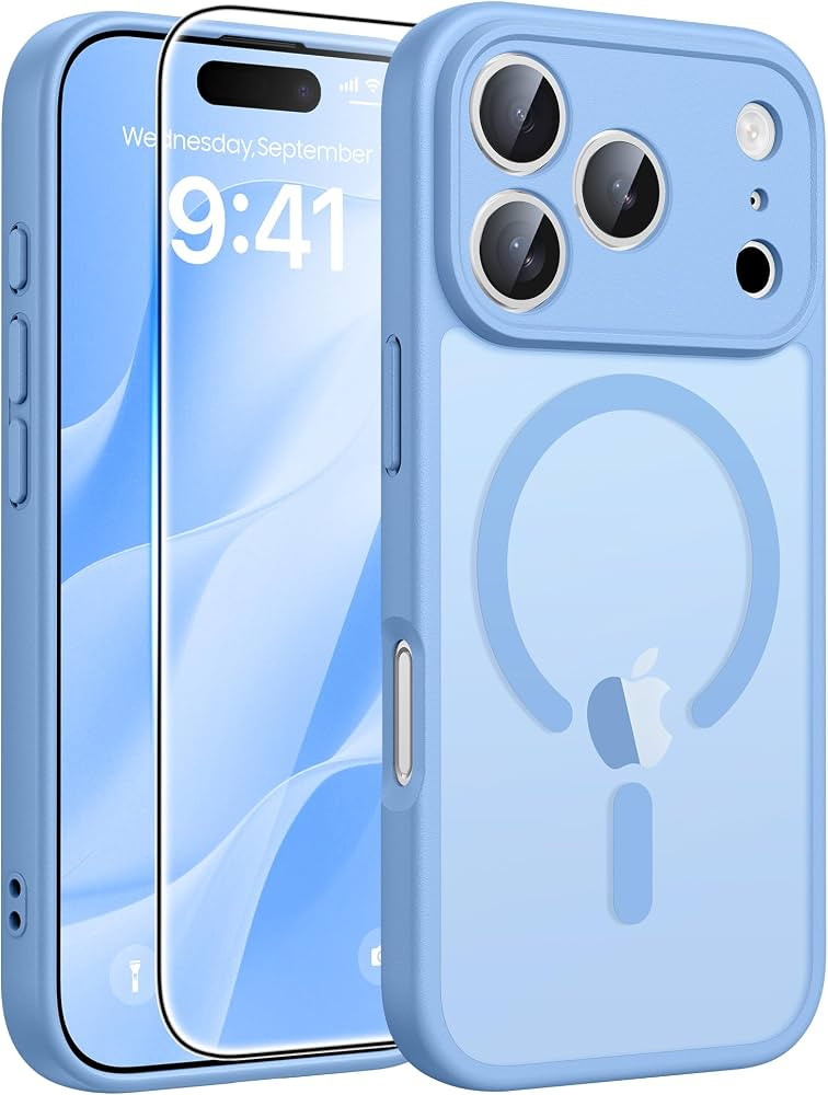 FNTCASE for iPhone 17 Pro Case: [Compatible with Magsafe] Translucent Matte Cases with [Full Came... | Amazon (US)