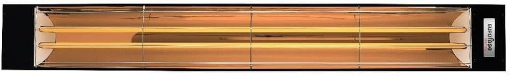6000 Watt Electric Infrared Dual Element Heater-240 Voltage-Black Finish-No Fascia Decorative Fas... | Amazon (US)