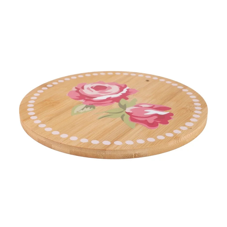 CWC BAMBOO CUTTING BOARD RND FLWR | Walmart (US)