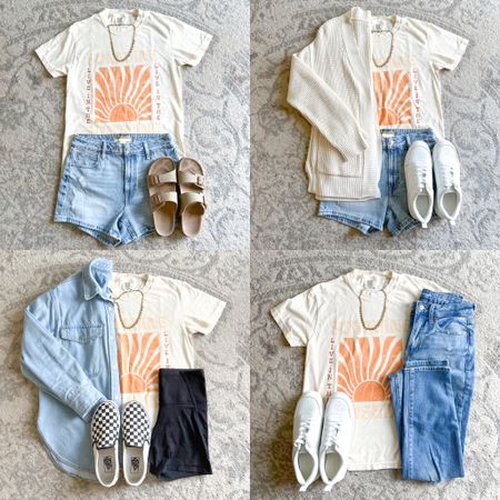 Loving this graphic tee from Mountain Moverz! Perfect for Spring and Summer! So many great #casualoutfits!! #springoutfits #summeroutfitideas #graphicteeoutfits #graphictee
Use code: STEPHANIEM20 for 20% off your purchase!!

#LTKsalealert #LTKstyletip #LTKfindsunder50