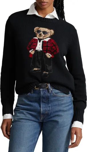 Polo Bear Cotton Crewneck Sweater | Nordstrom