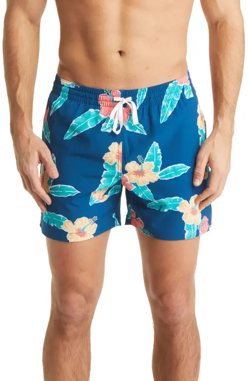 Chubbies 5.5-Inch Swim Trunks in The Floral Reefs at Nordstrom, Size Small | Nordstrom