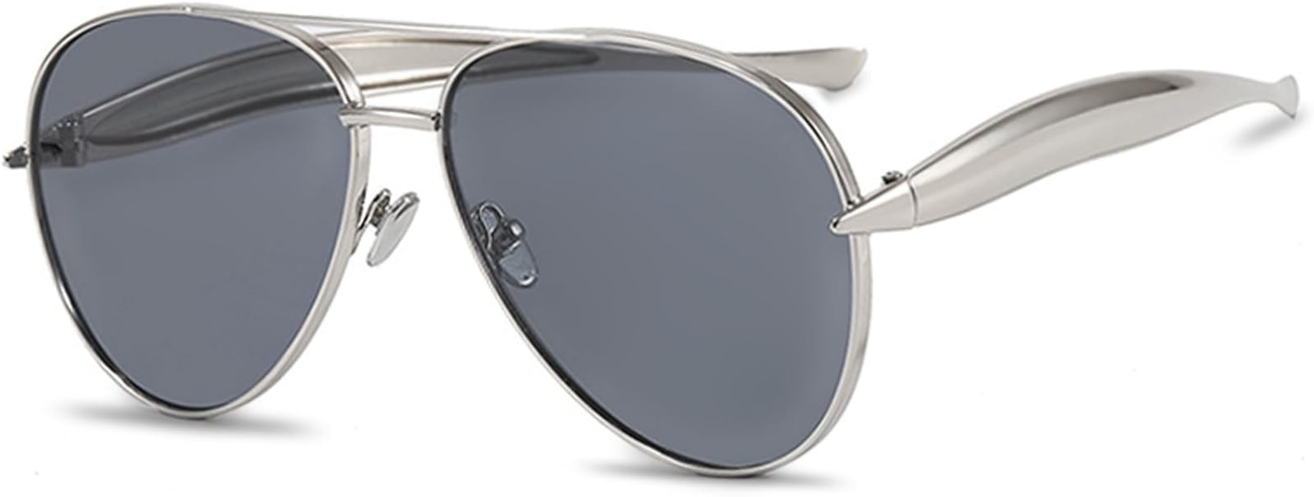 Trendy Oversized Aviator Sunglasses for Women Men 2025 Gold Big Aviators Sun Glasses 70s Retro Sh... | Amazon (US)