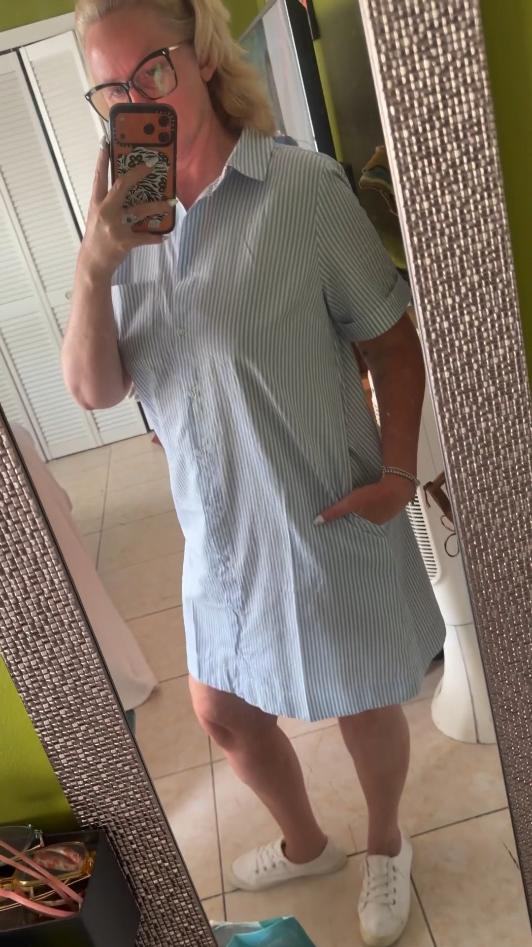I’m 5’8”, so I’m not normally a mini dress kind of girl, but Old Navy’s summer dress selection might change my mind. Here’s a look at the first few items that arrived in my latest online order. Should I keep? 🩵

#LTKvlog #LTKOver40 #LTKootd
