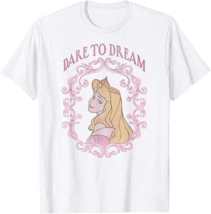 Disney Sleeping Beauty Aurora Dare To Dream Graphic T-Shirt T-Shirt | Amazon (US)