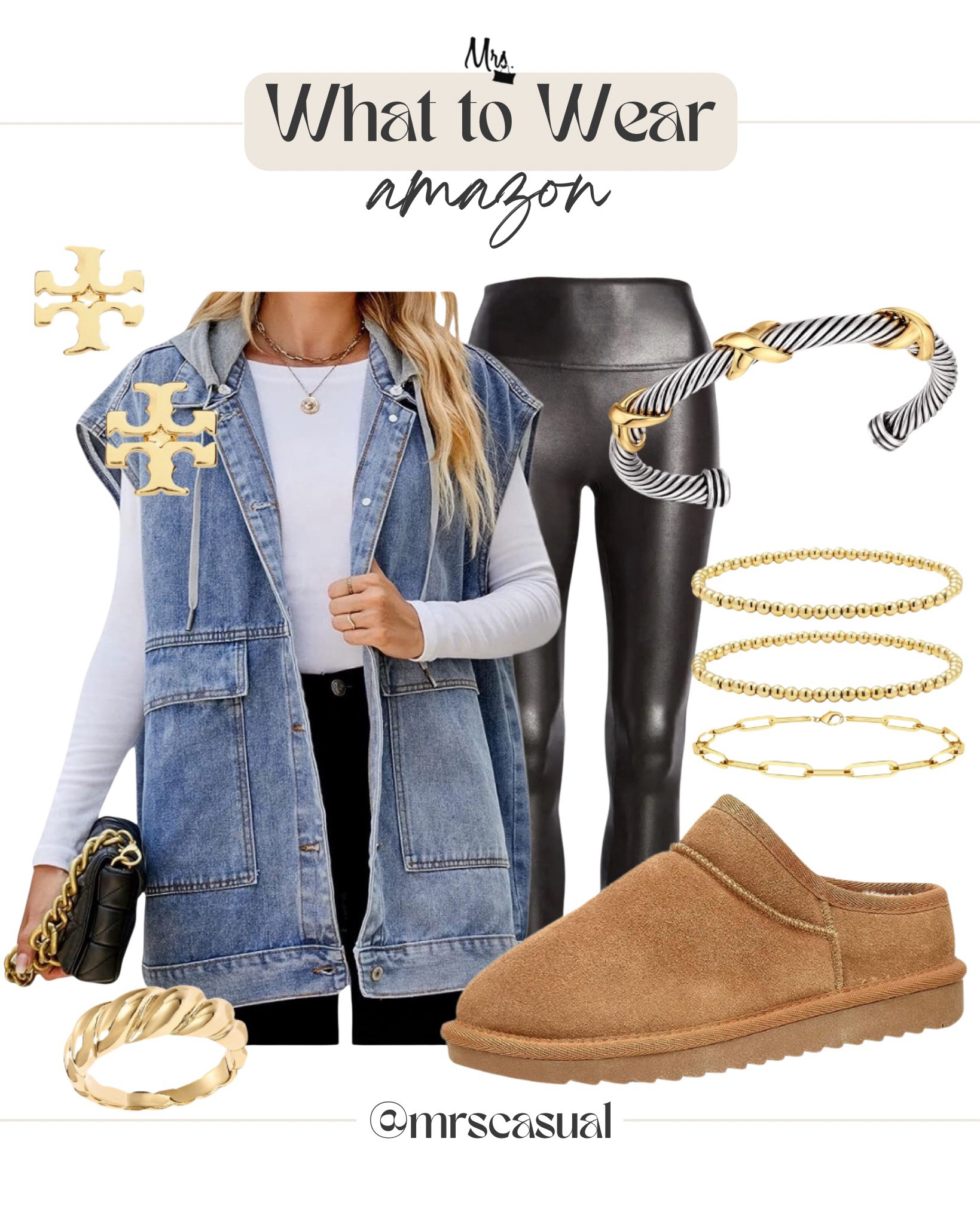 Amazon denim oversized vest for fall outfit idea

#LTKFindsUnder50 #LTKSeasonal #LTKStyleTip