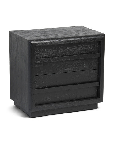 28X26 Sedona Oak Wood 2 Drawer Side Table | TJ Maxx