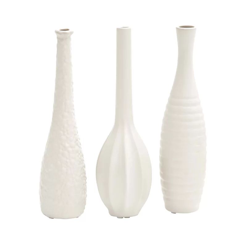 3 Piece Stoneware Table Vase Set (Set of {quantity}) | Wayfair North America