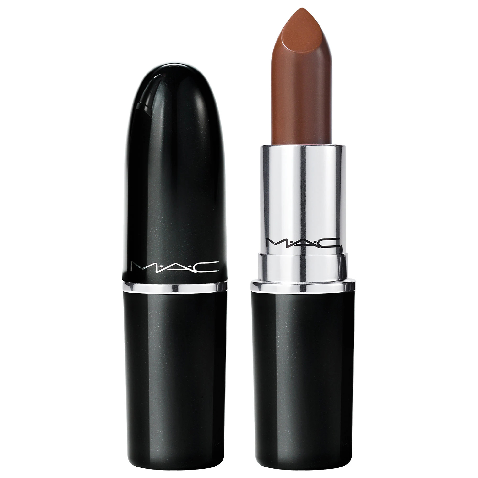 MAC Cosmetics Lustreglass Sheer-Shine Hydrating 8HR Lipstick I Deserve This 0.1 oz/3.5 G | Sephora (US)