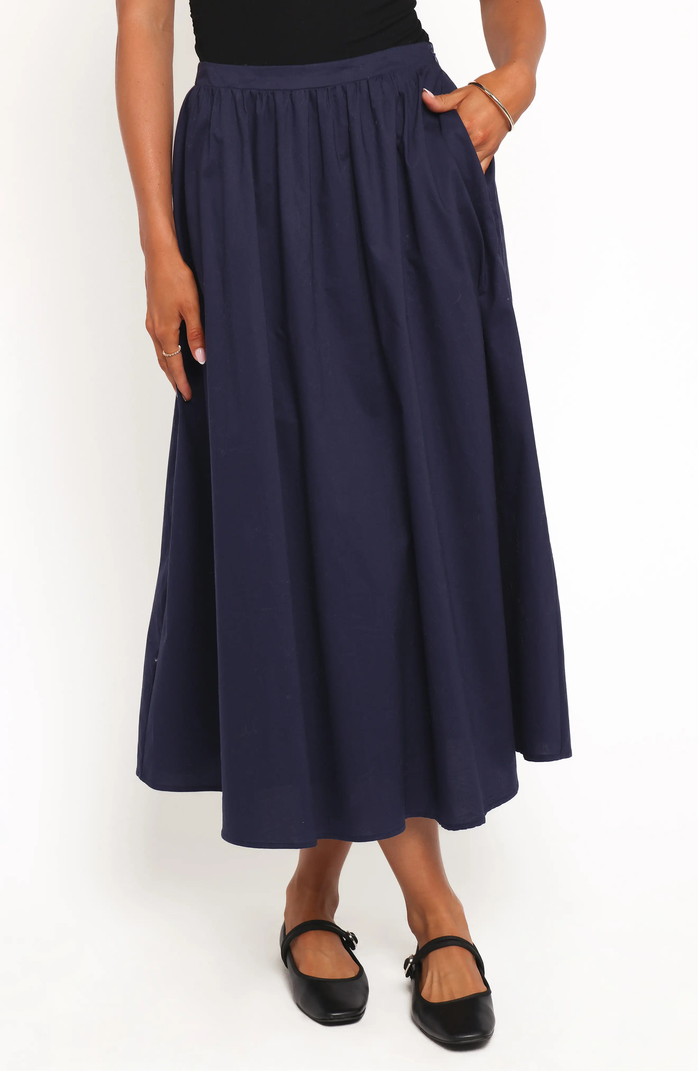 Oakley Pleated Midi Skirt (Women) | Nordstromrack | Nordstrom Rack