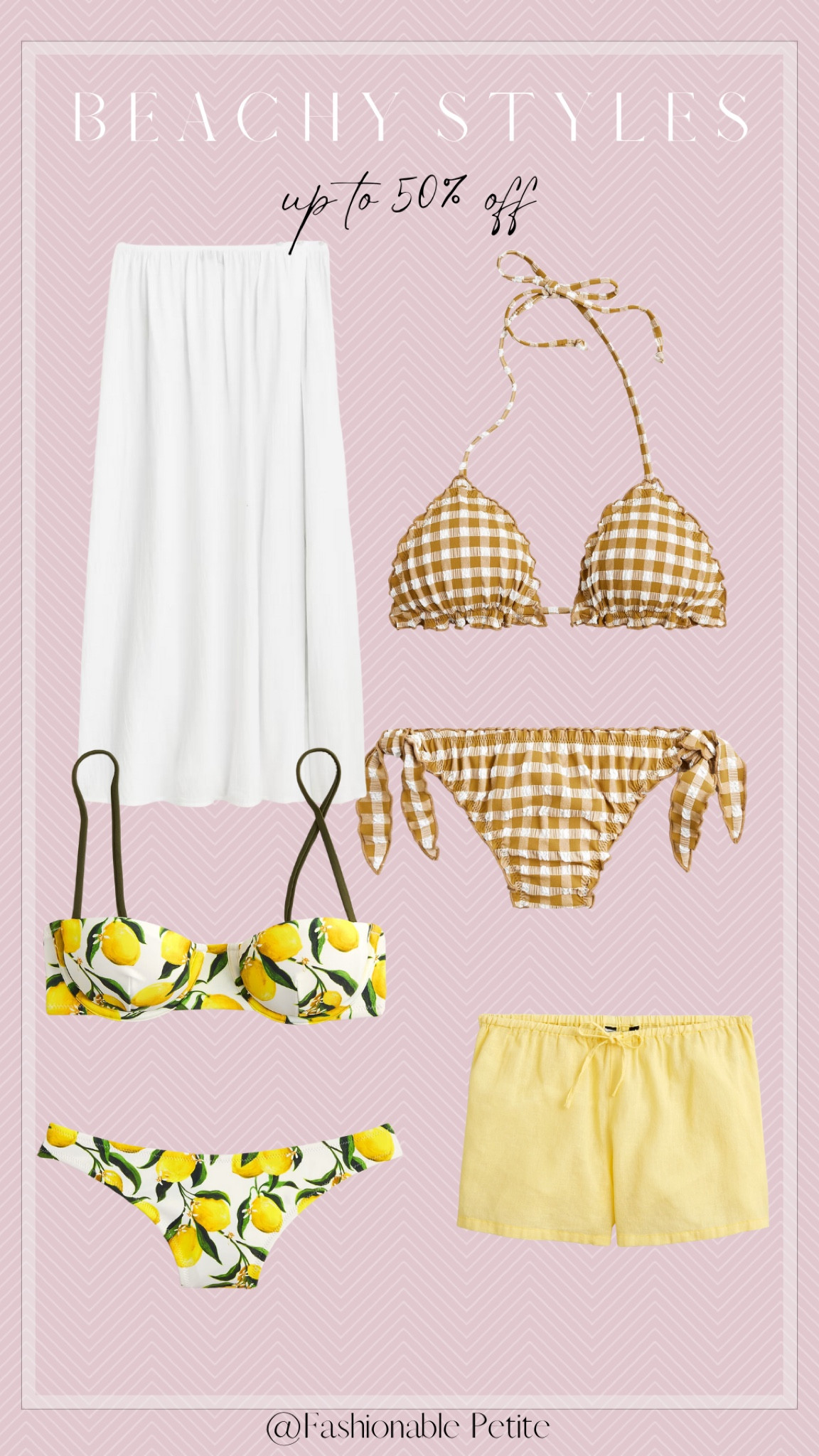 Beach outfit ideas! Up to 50% off.

Swimsuit. Bikini. Swim coverup. Shorts. Beach outfit. Pool outfit. Coverup skirt. Resort wear. 

#LTKSaleAlert