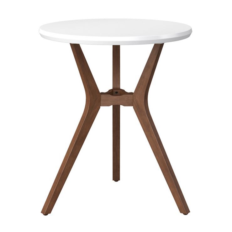 28" Emmond Mid-Century Modern Round Bistro Dining Table White - Project 62™ | Target