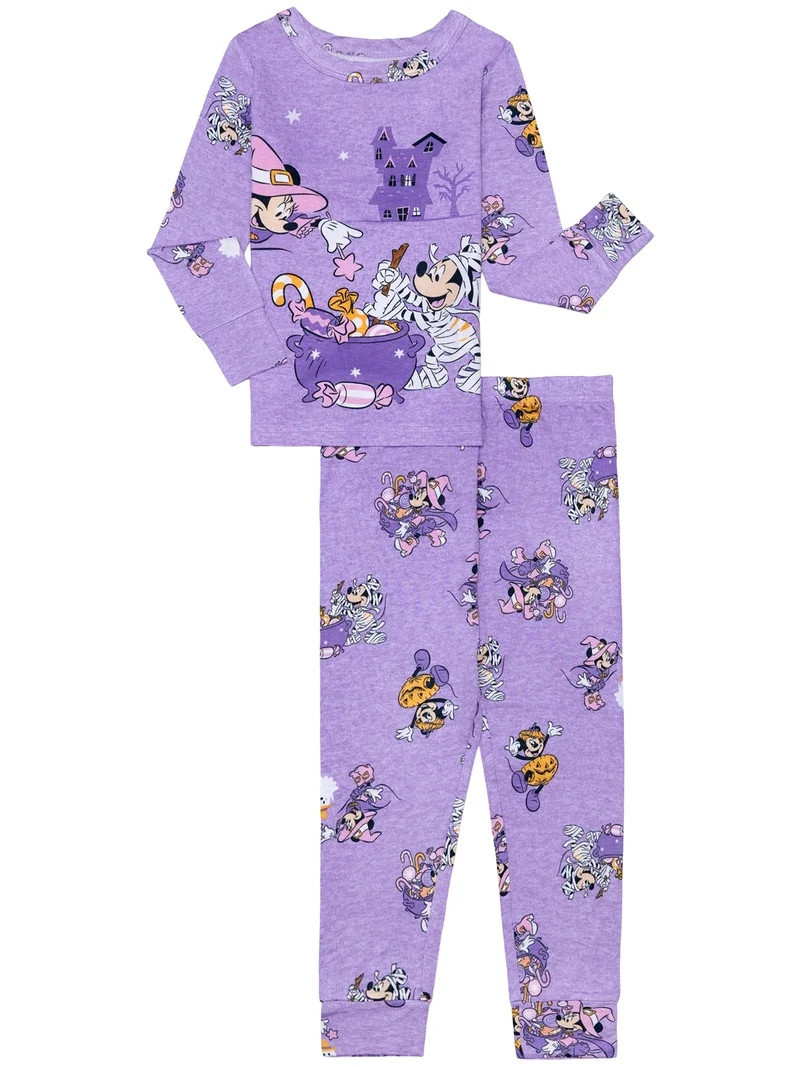 Character Toddler Viscose Halloween Pajama Set, 2-Piece, Sizes 12M-5T | Walmart (US)