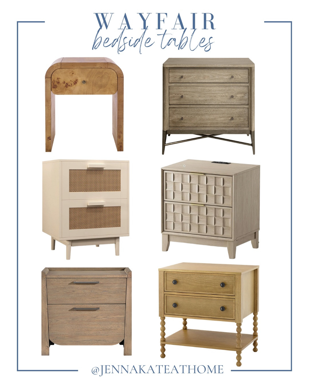Bedside tables I’m loving from Wayfair!

Furniture, home decor, bedroom furniture, home accents

#LTKvlog #LTKHome #LTKSaleAlert