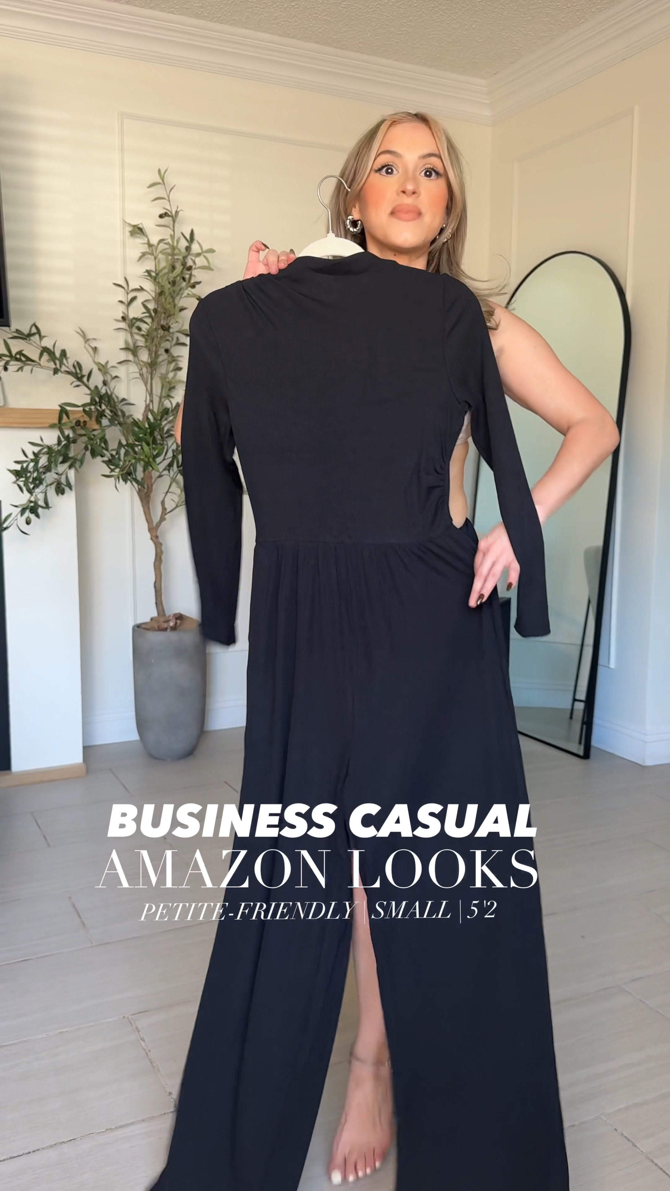 Amazon Business Casual Looks 🤩✨

From left to right
✔️Look 1: Small in brown pants + black bodysuit
✔️Look 2: Small in light grey trousers + small in striped top and jacket
✔️Look 3: Size 4 in light wash barrel jeans + small in turtleneck
✔️Look 4: small in midi skirt + sleeve turtleneck
✔️Look 5: size 4, in medium wash, barrel, jeans and small, brown and black striped cardigan
✔️Look 6: small in jumpsuit it has a lot of stretch

#LTKU #LTKFindsUnder50 #LTKStyleTip