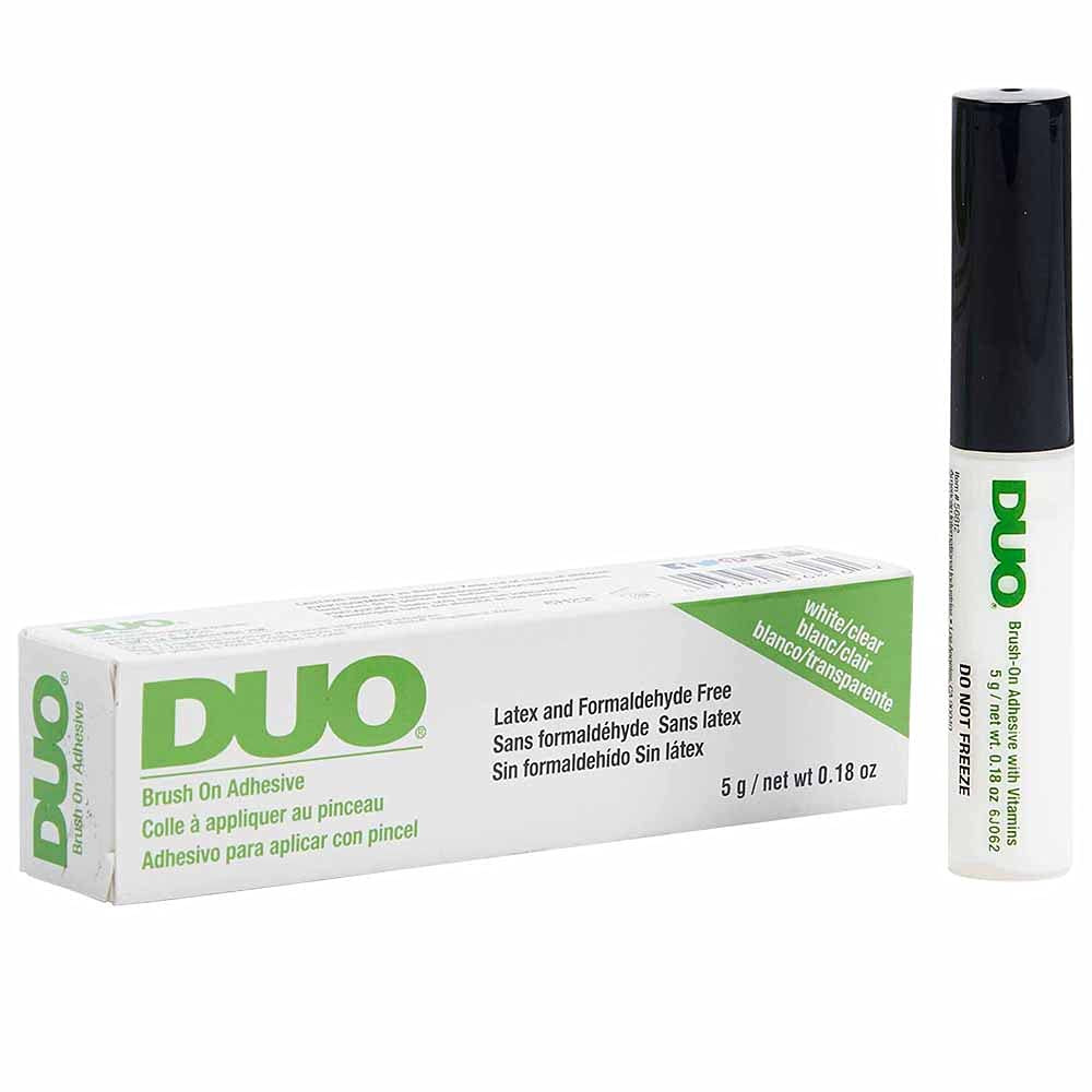 Duo Brush-On Strip Lash Adhesive Clear with Vitamins A, C & E, Clear, 0.18 oz, 1-Pack | Amazon (US)