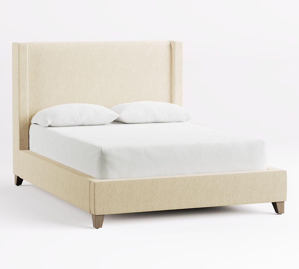 Harper Non-Tufted Upholstered Bed | Pottery Barn (US)