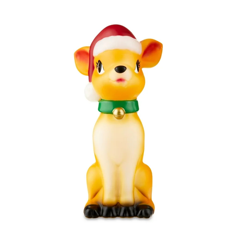 11” LED Tabletop Reindeer Blow Mold, Holiday Time, Christmas Decoration | Walmart (US)