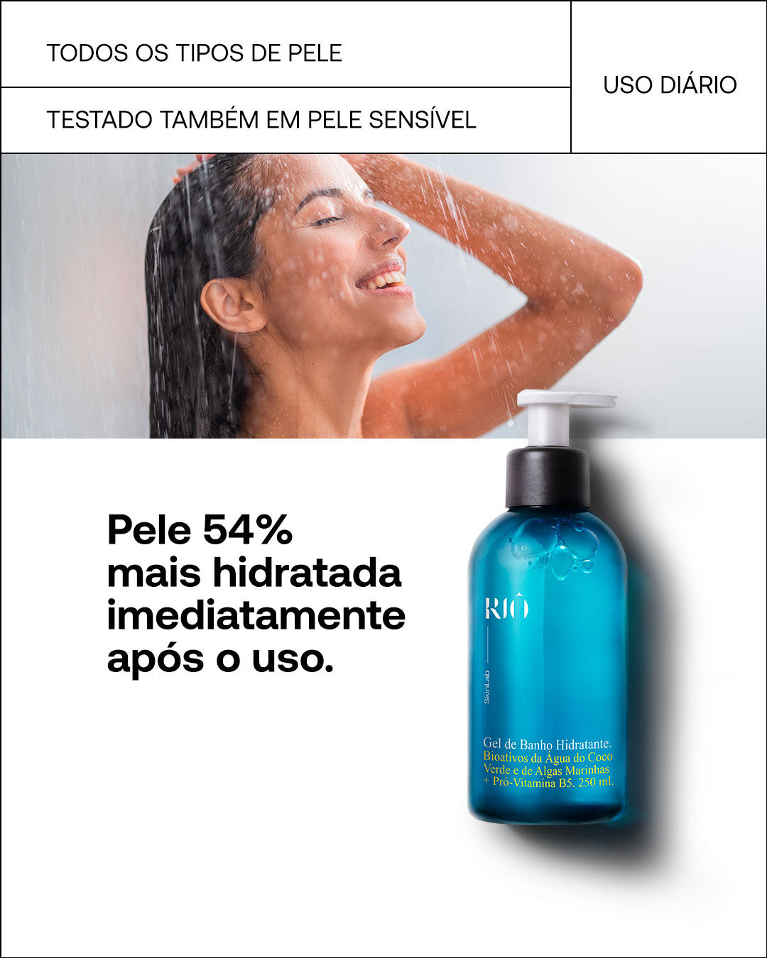 Gel De Banho Hidratante | Riô Skin Lab (BR)