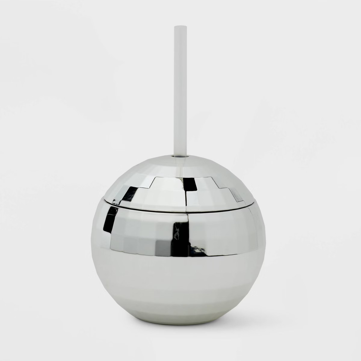 Disco Ball Shaped Cup Silver 14 fl oz - Spritz™ | Target