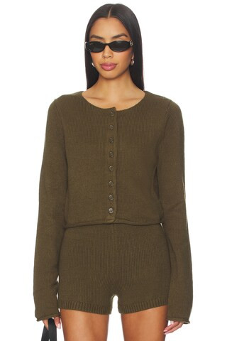 Nakedvice The Stormy Cardigan in Moss from Revolve.com | Revolve Clothing (Global)