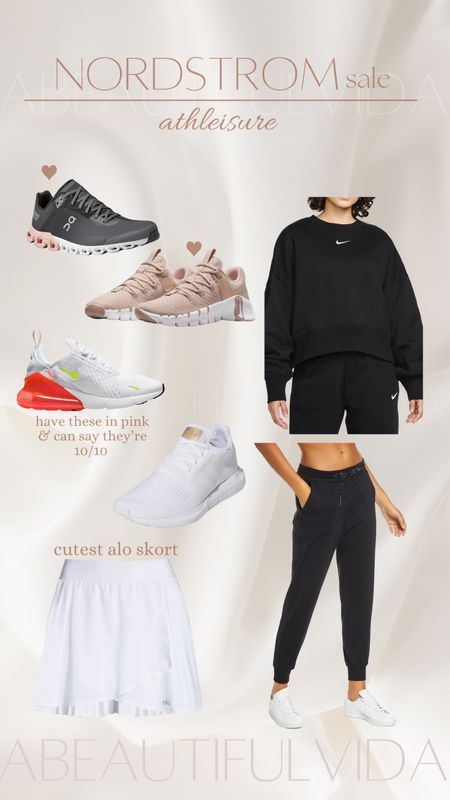 Nordstrom anniversary sale: athleisure 

on running shoes // Nike // adidas // sweatshirt// joggers // tennis skort // alo 

#LTKshoecrush #LTKxNSale #LTKFitness