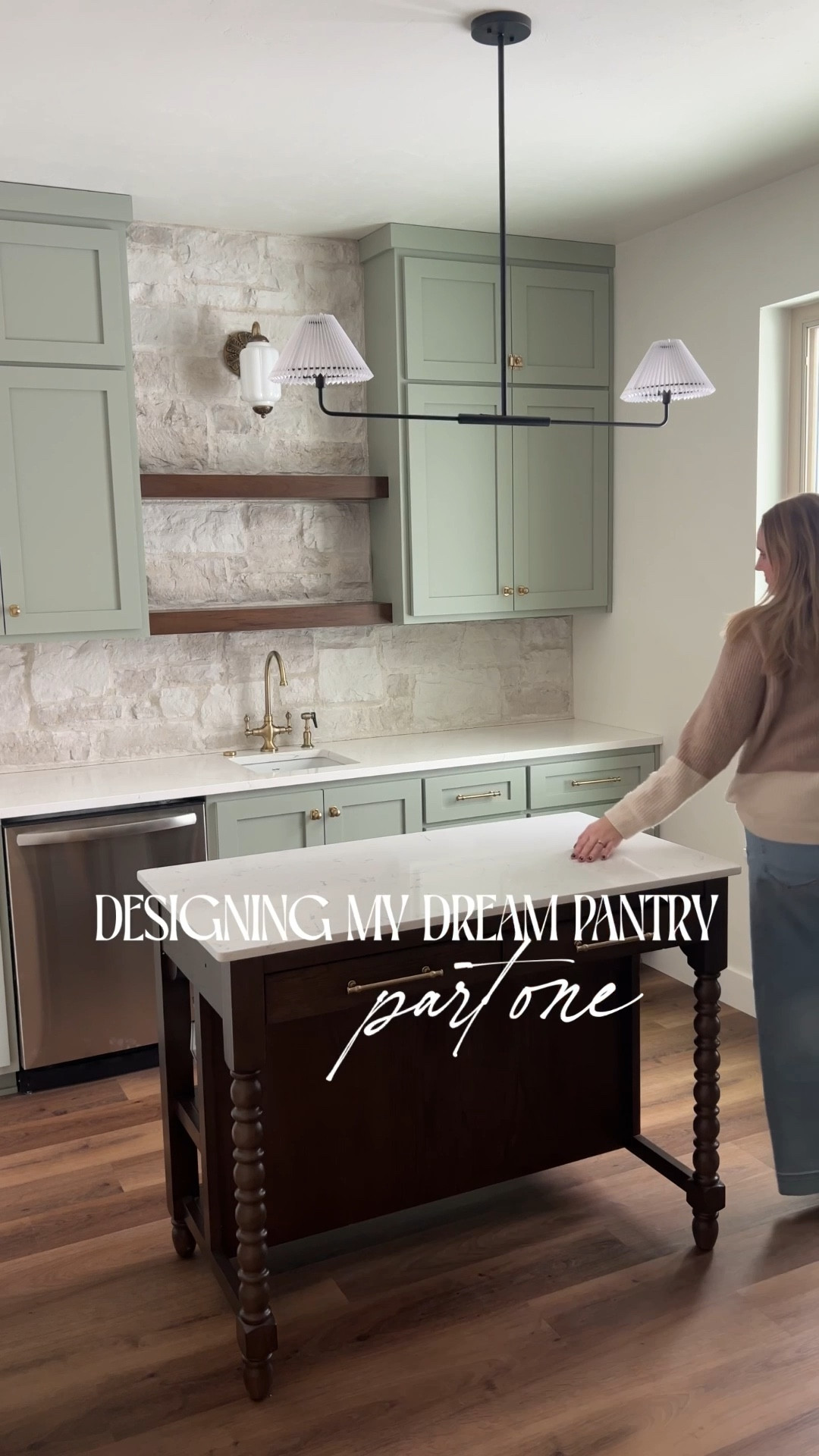 Part One of the series: designing my dream pantry! Absolutely in love with how my vision for this space came to life 🥹 Stay tuned for the fun stuff - organizing and decorating coming up next!! Let me know what you think below or if any other questions! 🤎

pantry design
pantry ideas
pantry inspiration
pantry organization
kitchen pantry
stone backsplash
kitchen backsplash
green kitchen
kitchen cabinets
custom cabinets
cabinet hardware
interior design
new build home
home decor
kitchen storage
#pantrydesign
#pantryinspiration
#kitchendesign
#organizedhome

#LTKvlog #LTKstorytime #LTKHome