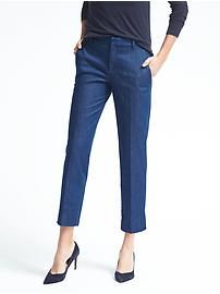 Avery-Fit Rinse Denim Crop | Banana Republic US