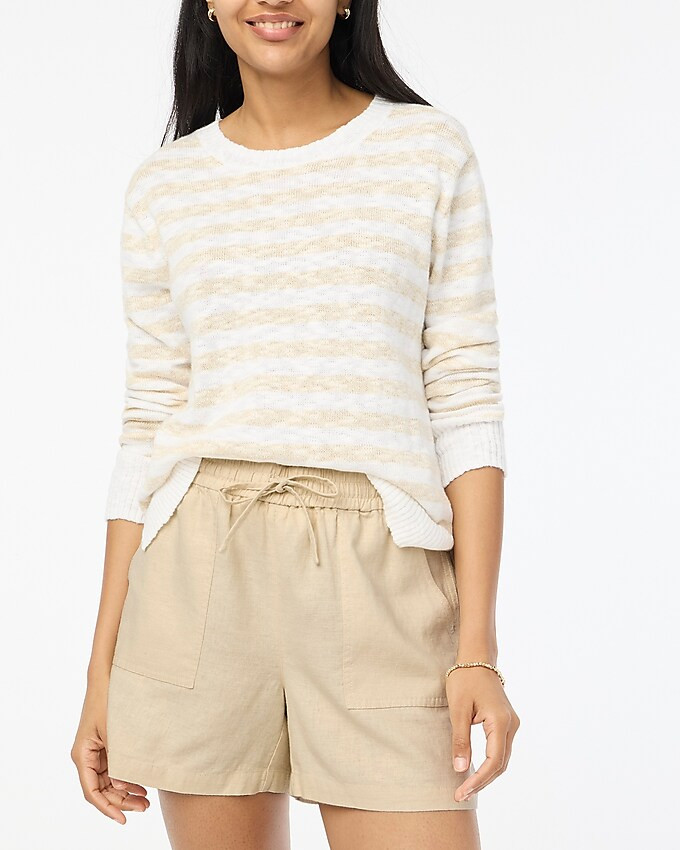 Linen-blend drawstring short | J.Crew Factory