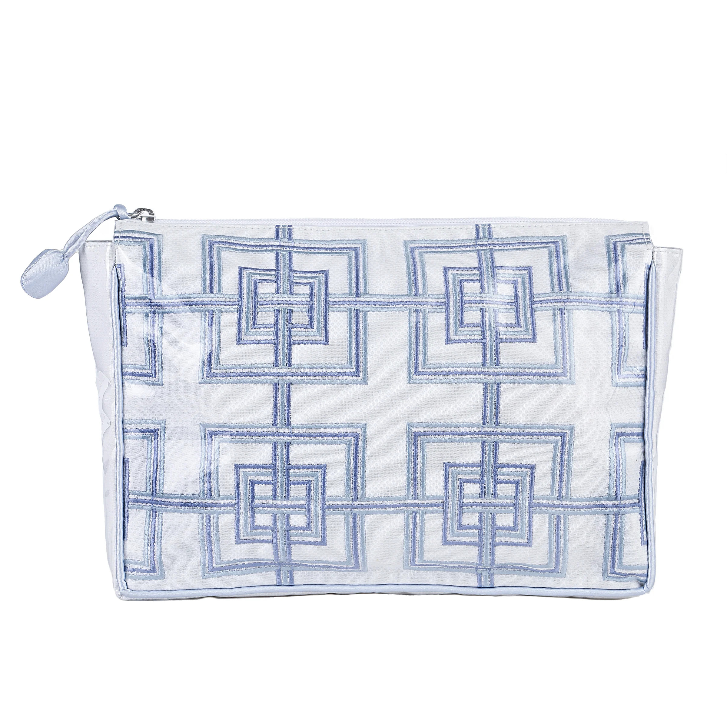 Geometric Large Makeup Bag | Lenora
