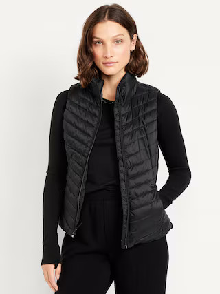 Water-Resistant Packable Puffer Vest | Old Navy (US)
