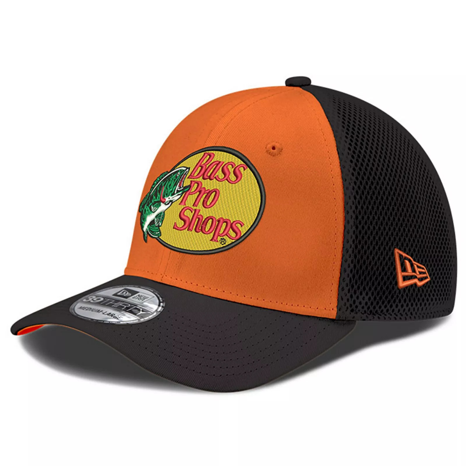 Men's New Era Orange/Black Austin Dillon Bass Pro Shops NEO 39THIRTY Flex Hat, Size: Small/Medium | Kohl's
