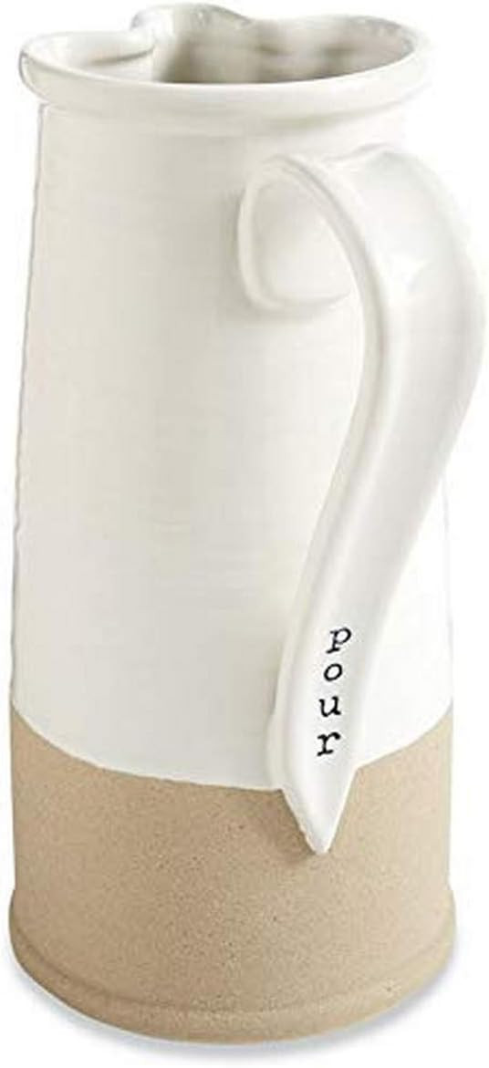 Amazon.com: Mud Pie Pour Stoneware Pitcher : Home & Kitchen | Amazon (US)