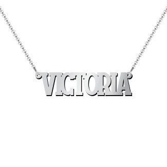 Personalized Varsity Name Necklace | Jewlr