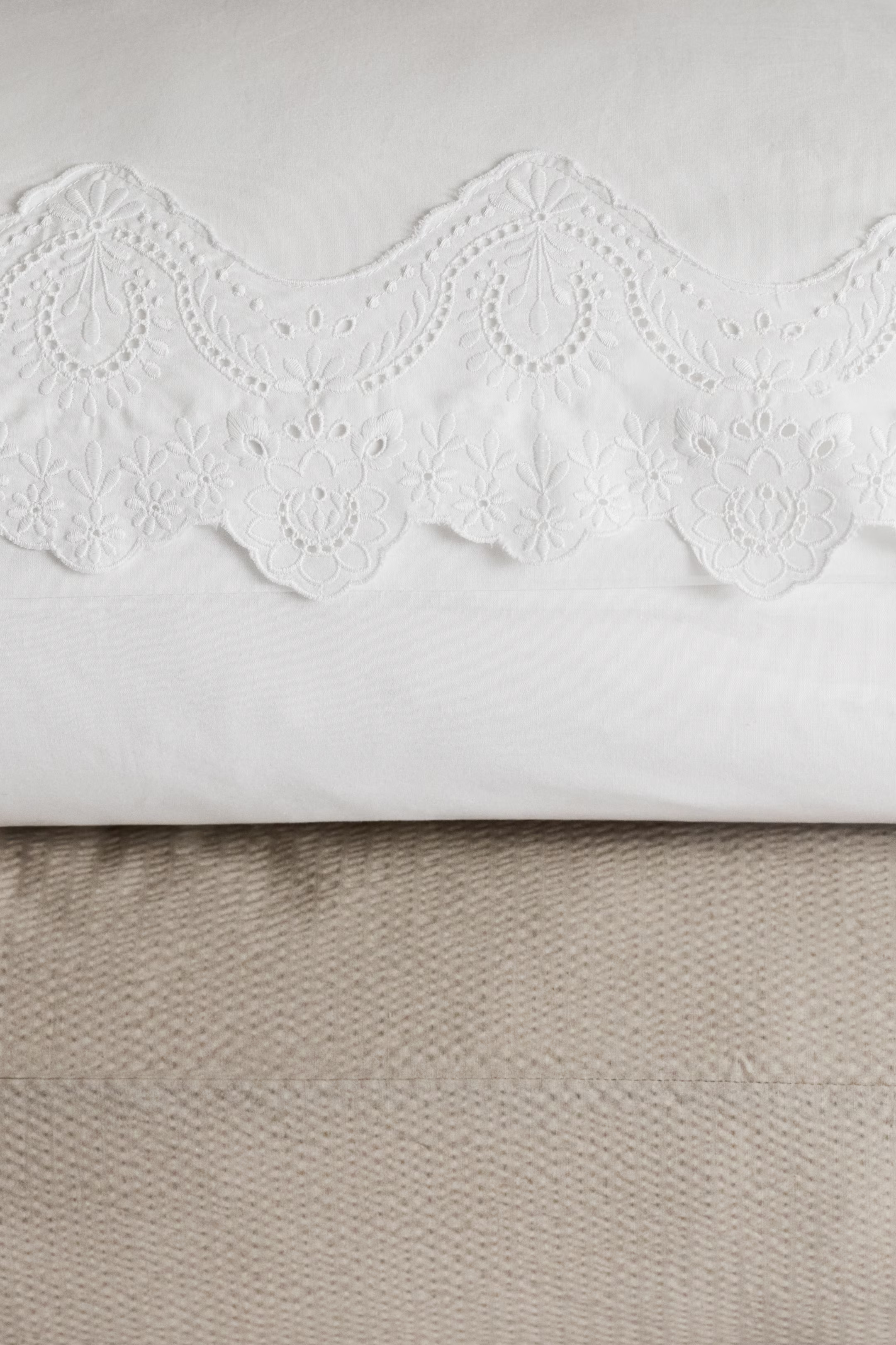 Lace-Trimmed Pillowcase | H&M (US + CA)