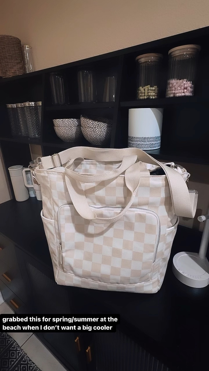 Summer Cooler Bag - Checkered 🤩

#LTKhome #LTKtravel #LTKSeasonal