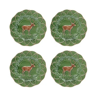 Woods Snack Plate Deer, Set of 4 | Wayfair North America
