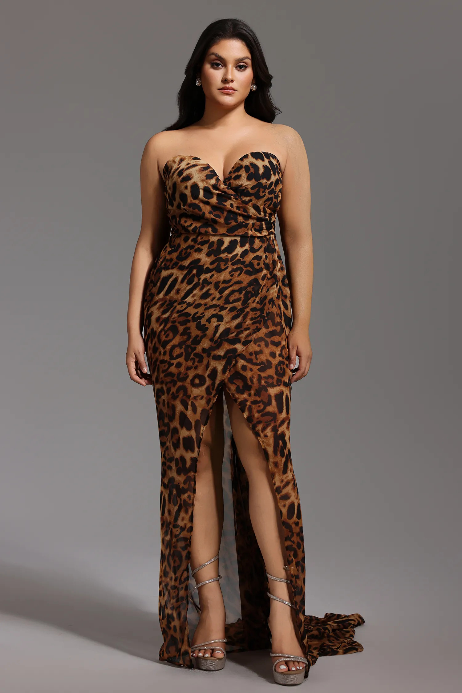 Leopard Off The Shoulder Dress | Mesh Dress | Maxi Dress | Bellabarnett Affiliate Marketing